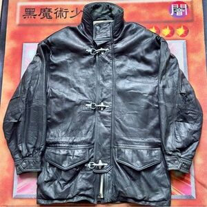 Marc New York Leather Firemen Clasp Jacket